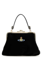BLACK VELVET GRANNY HANDBAG Vivienne Westwood BLACK TU