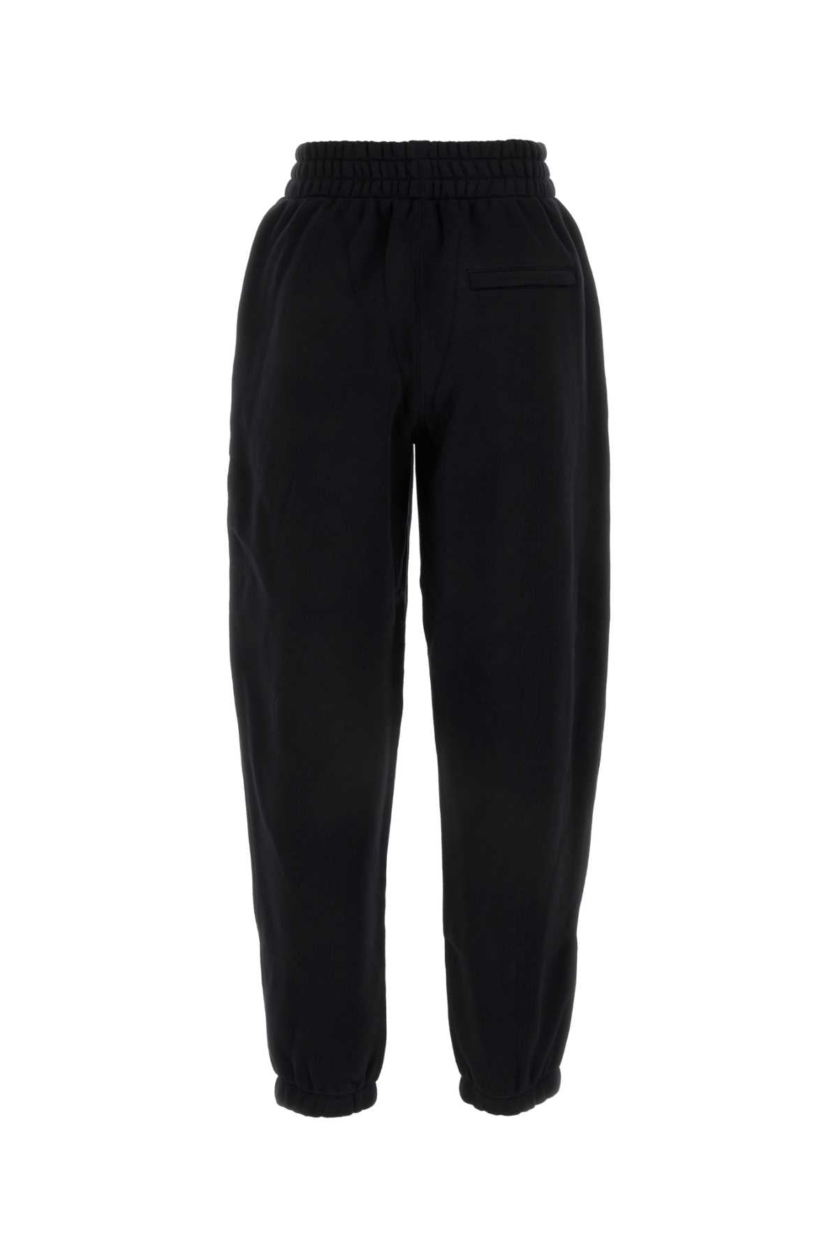 BLACK COTTON JOGGERS T by Alexander Wang