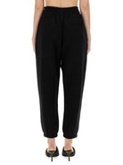 BLACK COTTON JOGGERS T by Alexander Wang