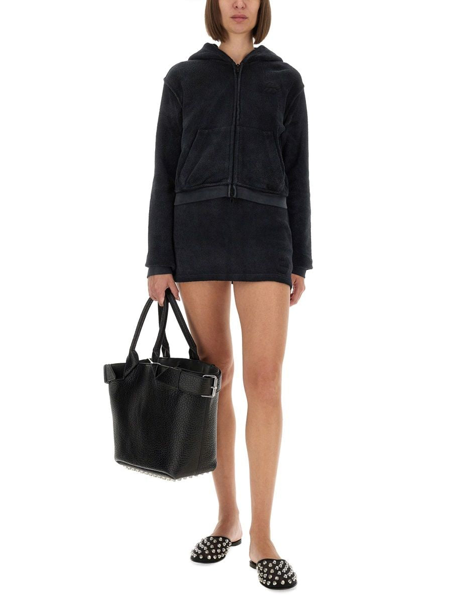BLACK COTTON SWEATSHIRTS Alexander wang