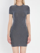 MINI DRESS IN GRAPHITE Alexander wang BLACK XS