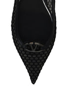BLACK CALF LEATHER HEELED SHOES Valentino Garavani