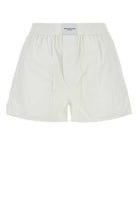 WHITE COTTON SHORTS T by Alexander Wang WHITE XS