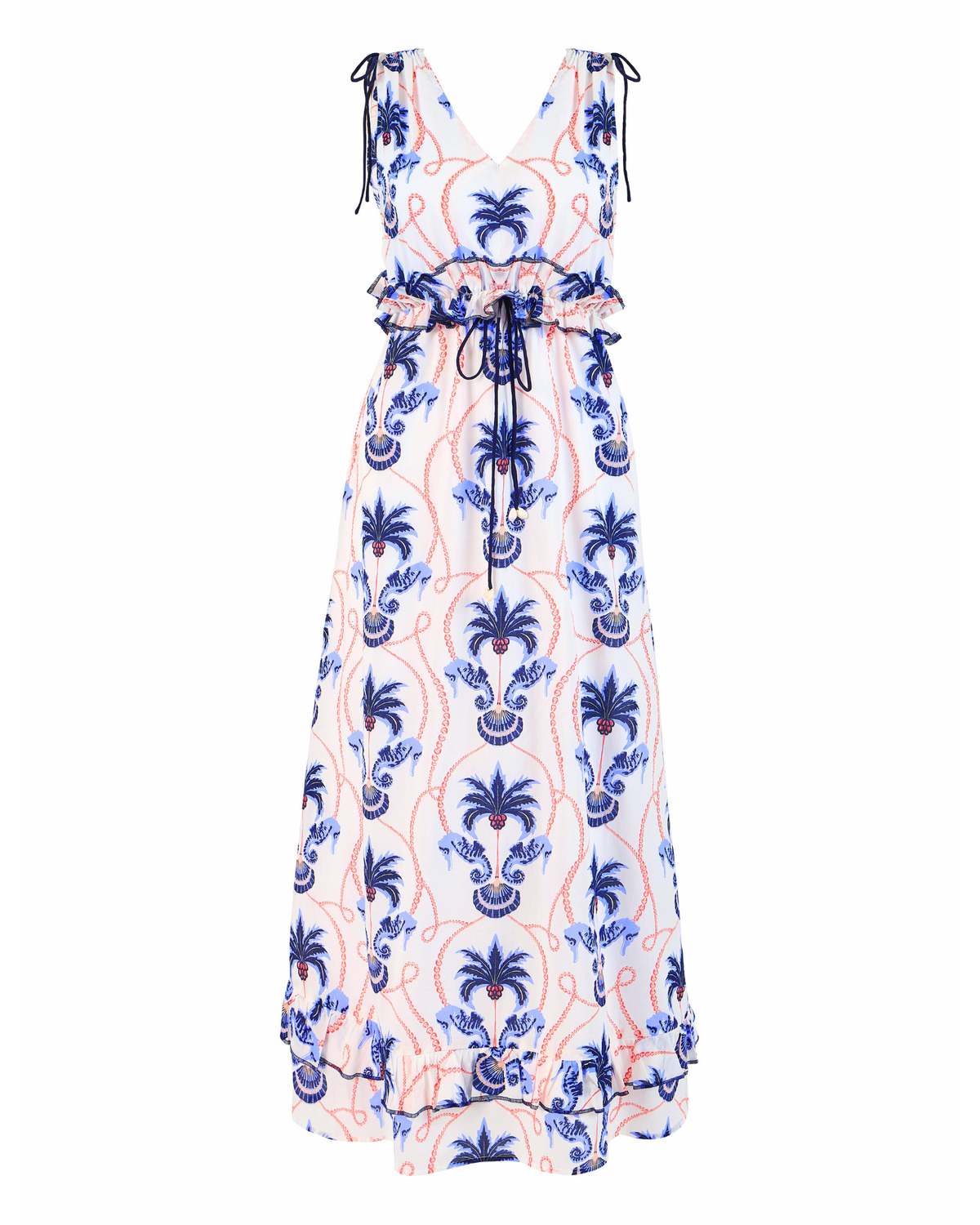 Floral print detail on cotton cambric dress by Beyond by Vera