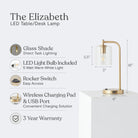 Elizabeth LED Table Lamp Bundle Brightech