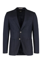 SINGLE-BREASTED TWO-BUTTON JACKET BOSS blue 46