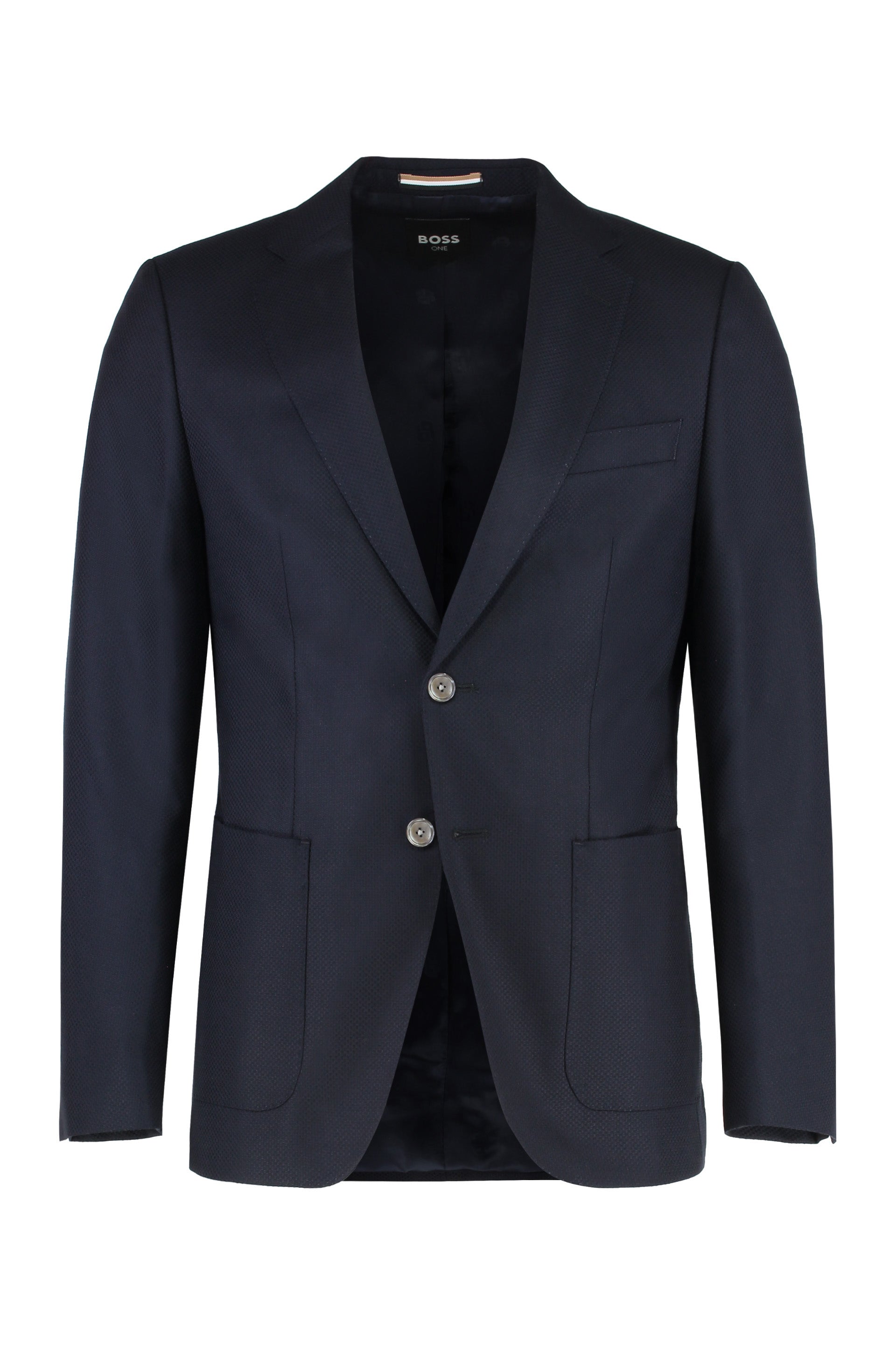 SINGLE-BREASTED TWO-BUTTON JACKET BOSS blue 46