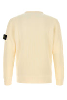 CREAM WOOL SWEATER Stone Island