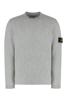WOOL-BLEND CREW-NECK SWEATER Stone Island grey S