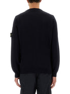 BLUE VIRGIN WOOL SWEATSHIRTS Stone Island BLUE S