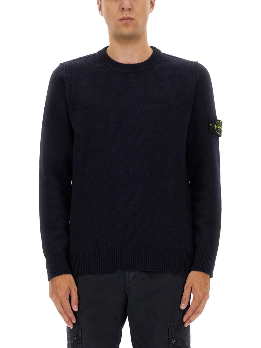 WOOL-BLEND CREW-NECK SWEATER Stone Island