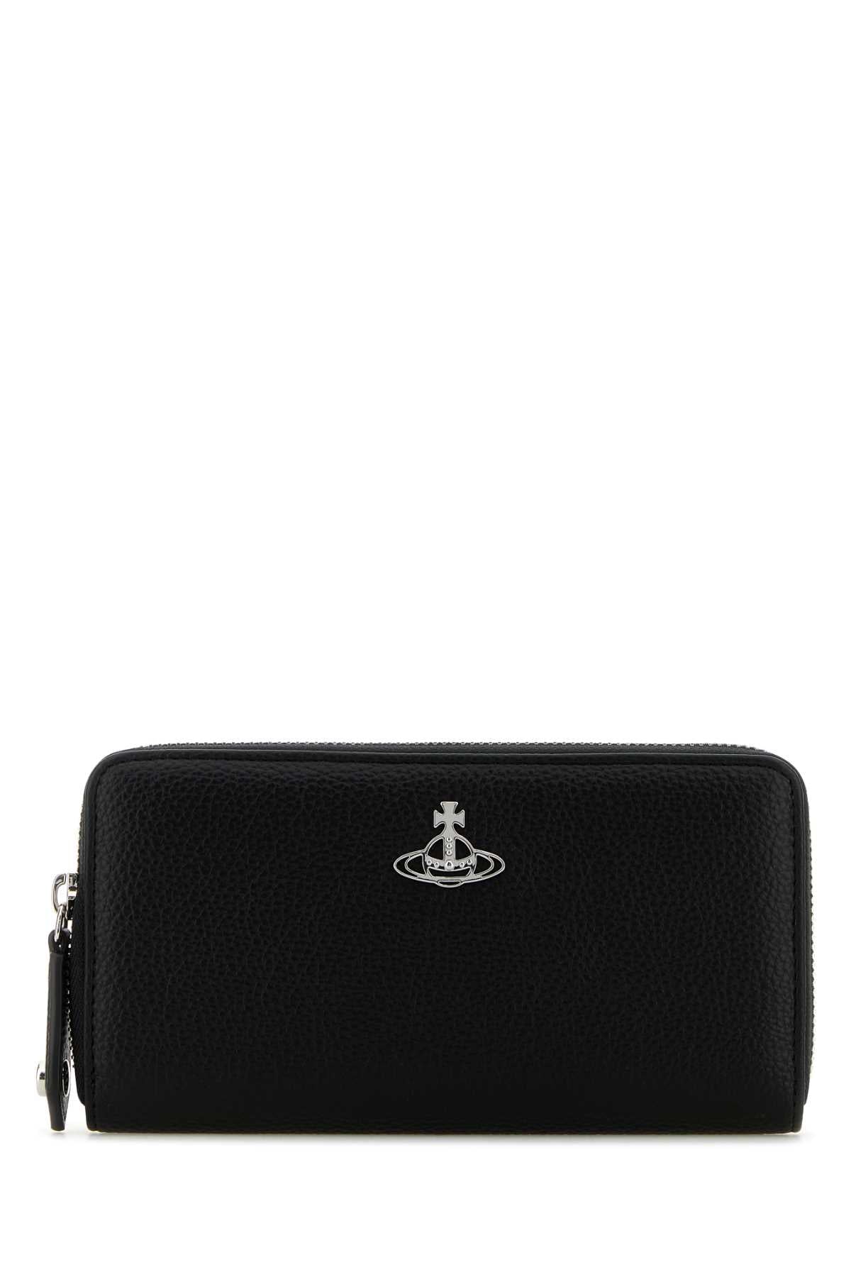 BLACK SYNTHETIC LEATHER WALLET Vivienne Westwood BLACK TU