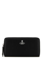 BLACK SYNTHETIC LEATHER WALLET Vivienne Westwood BLACK TU