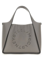 BORSA A TRACOLLA CON LOGO Stella McCartney GREY UNI