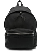 NYLON CANVAS AND LEATHER CITY BACKPACK Saint Laurent BLACK UNI