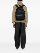 CITY BACKPACK MADE OF ECONYL®, SOFT LEATHER AND NYLON Saint Laurent