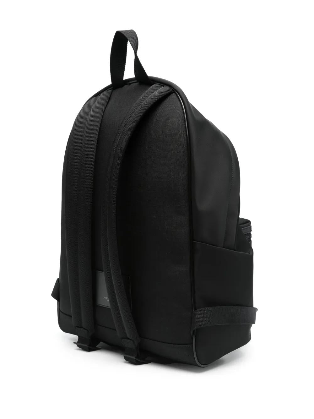 CITY BACKPACK MADE OF ECONYL®, SOFT LEATHER AND NYLON Saint Laurent