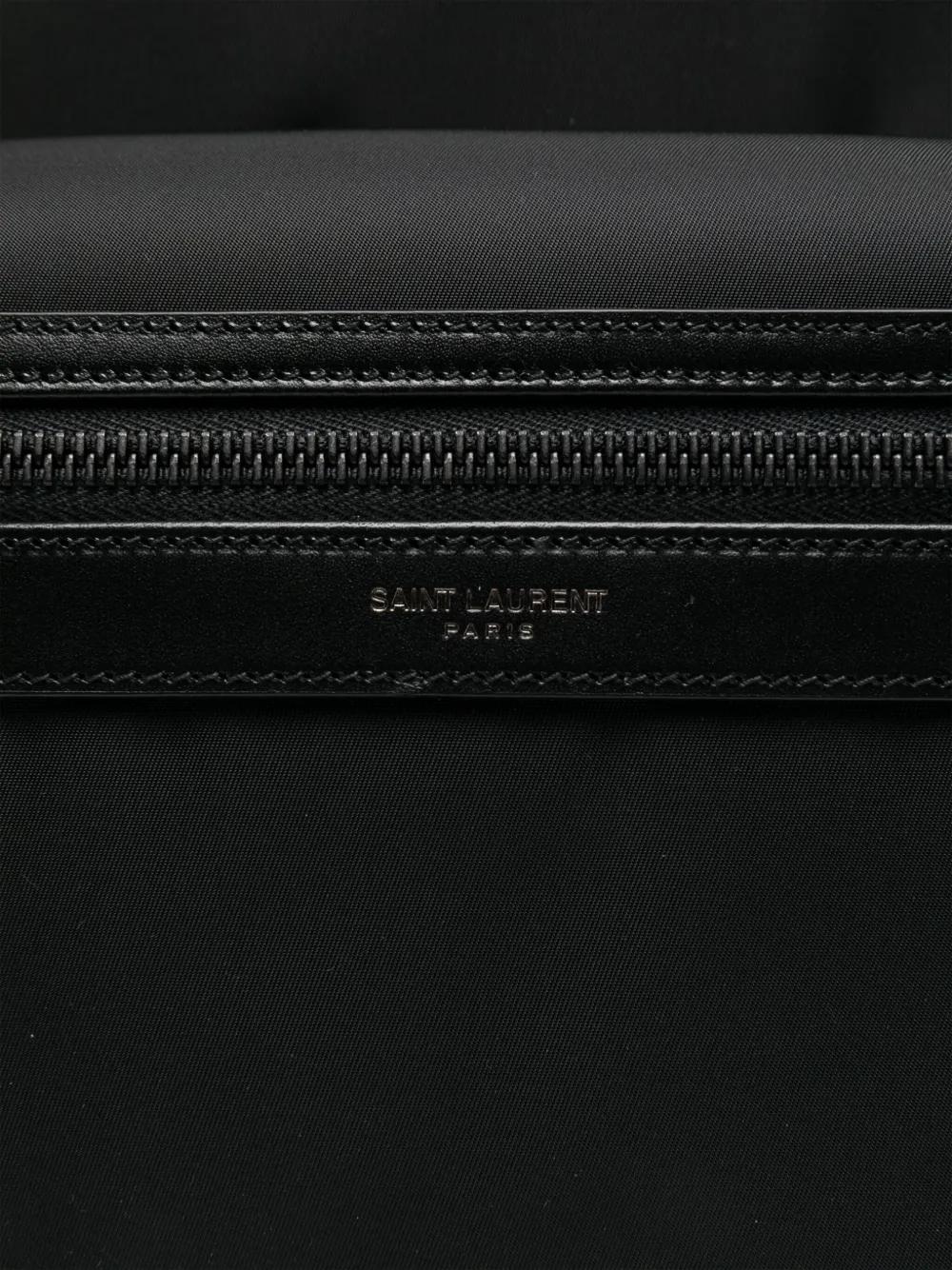 CITY BACKPACK MADE OF ECONYL®, SOFT LEATHER AND NYLON Saint Laurent