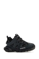 BLACK MESH AND RUBBER TRACK SNEAKERS Balenciaga