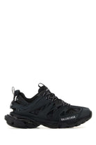 BLACK MESH AND RUBBER TRACK SNEAKERS Balenciaga BLACK 35