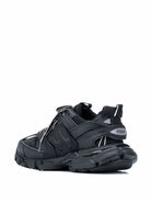 BLACK MESH AND RUBBER TRACK SNEAKERS Balenciaga