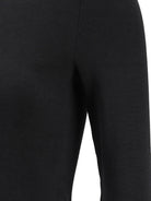 Black Wolford Cordoba top with straight hem, side view