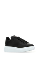 BLACK LEATHER SNEAKERS Alexander McQueen