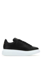 BLACK LEATHER SNEAKERS Alexander McQueen BLACK 39