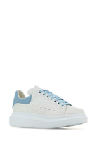 OVERSIZED SNEAKERS IN WHITE/POWDER BLUE Alexander McQueen