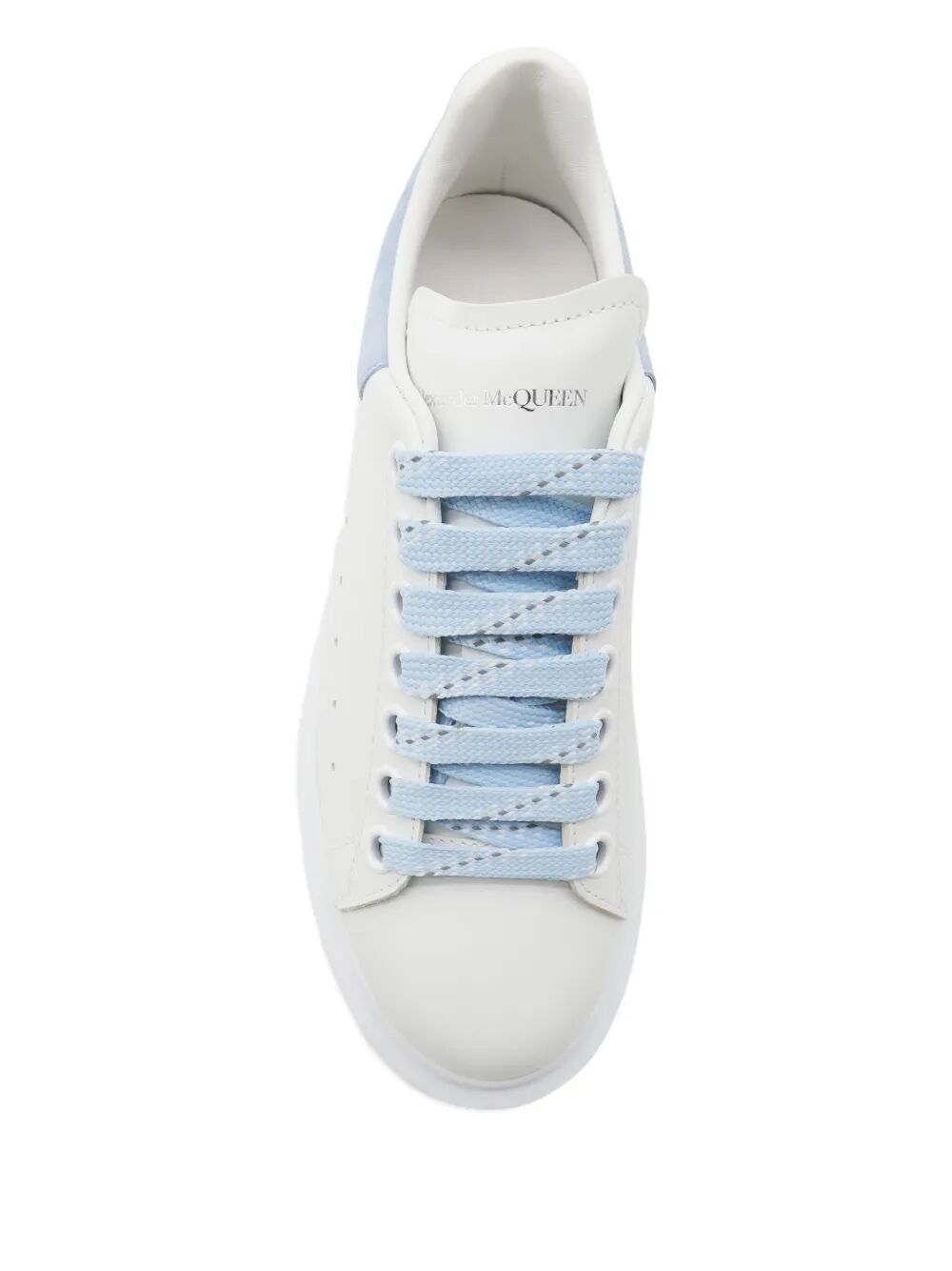 OVERSIZED SNEAKERS IN WHITE/POWDER BLUE Alexander McQueen