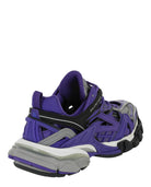 Balenciaga Track 2 platform sneakers showing heel and sole construction