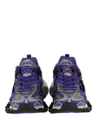 Balenciaga Track 2 sneakers in purple grey black, rear view