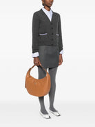 CARAMEL LEATHER SHOULDER BAG Miu Miu