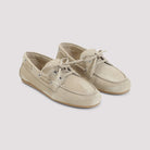 SAND SUEDE LOAFERS Miu Miu