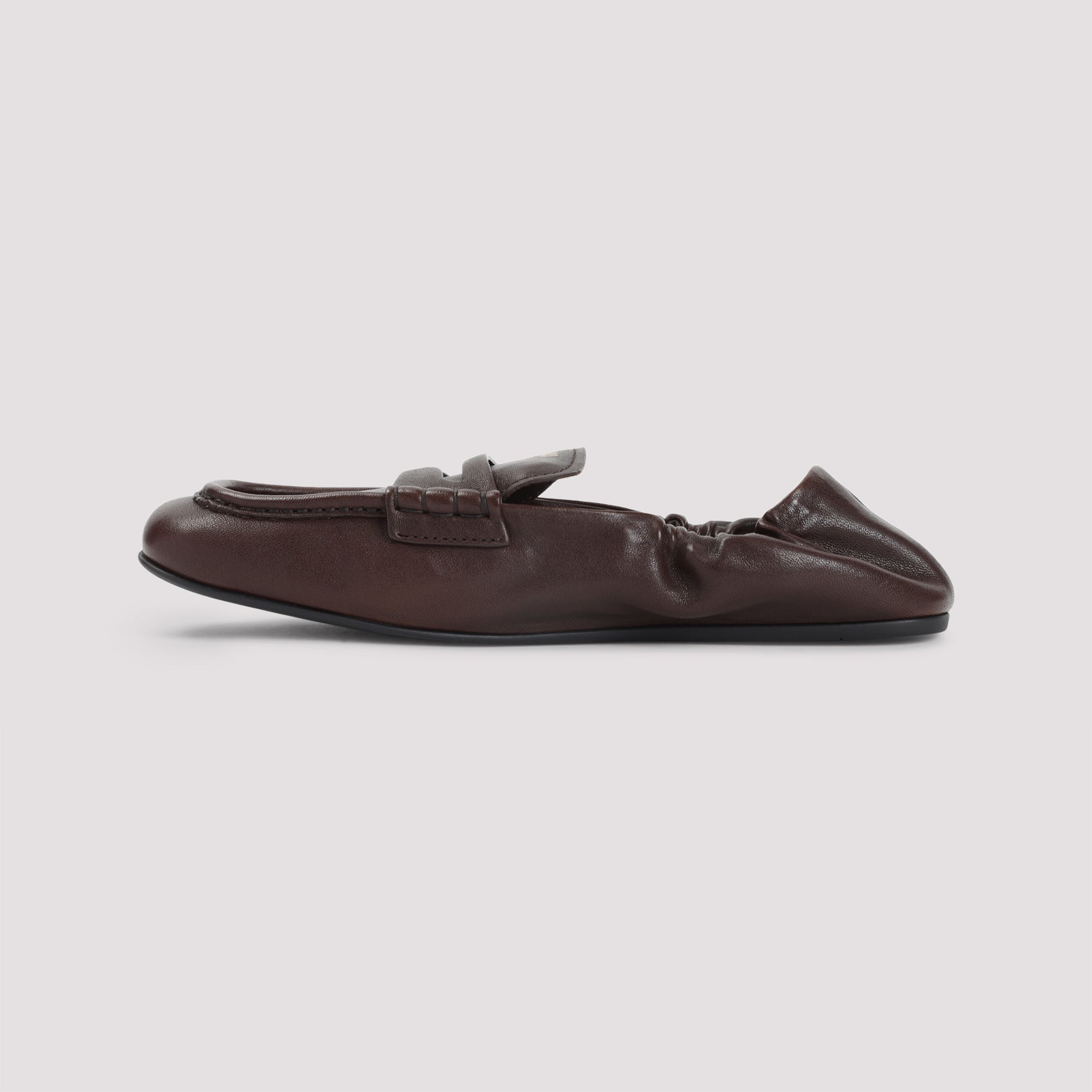 RUCHES LEATHER LOAFERS Miu Miu