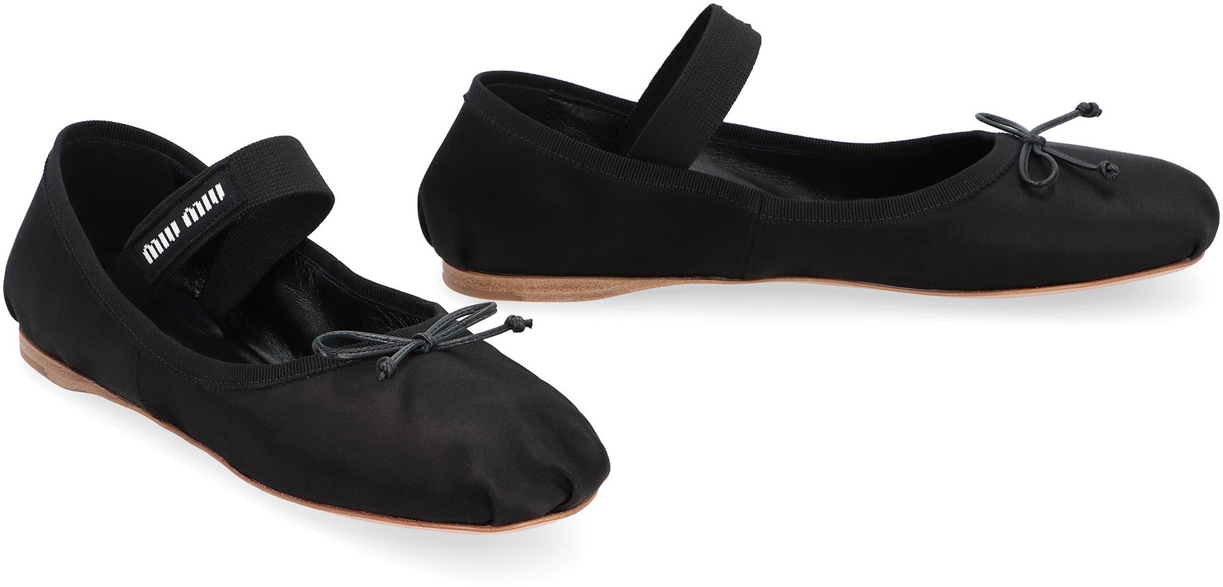SATIN BALLET FLATS Miu Miu