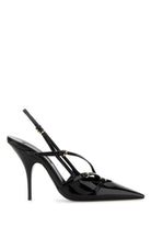 BLACK LEATHER PUMPS Miu Miu BLACK 37