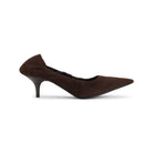 LAMB LEATHER PUMPS Miu Miu BROWN 38