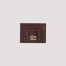 LAMB LEATHER CARDHOLDER Miu Miu