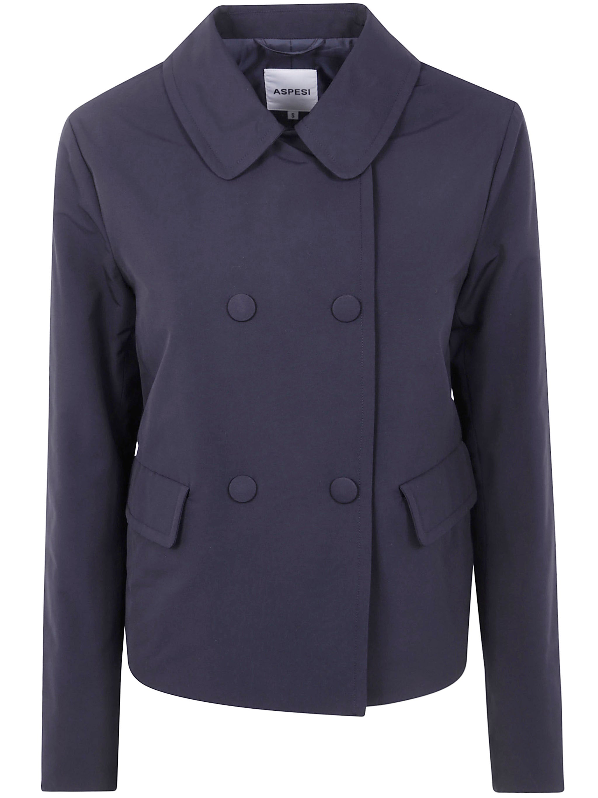 "ARANCIATA" DOUBLE BREASTED JACKET Aspesi BLUE S