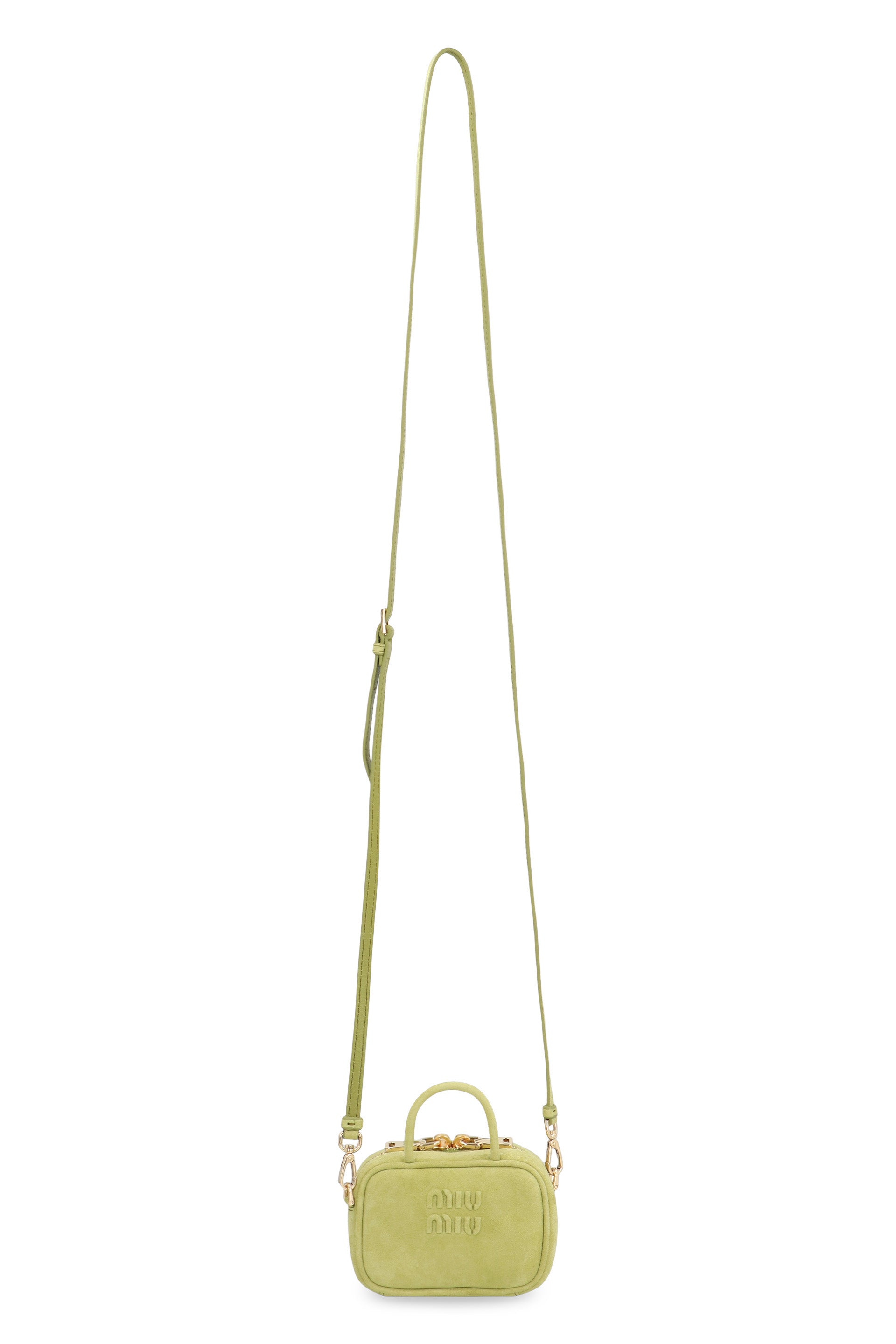 BEAU MICRO SUEDE BAG Miu Miu green TU
