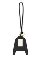 CERULEAN BLUE LEATHER KEYRING Miu Miu