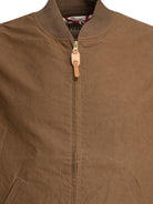 BROWN COTTON JACKET MANIFATTURA CECCARELLI