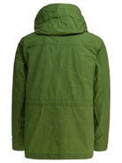 GREEN COTTON JACKET MANIFATTURA CECCARELLI
