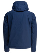 BLUE NYLON COTTON JACKET MANIFATTURA CECCARELLI