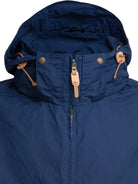 BLUE NYLON COTTON JACKET MANIFATTURA CECCARELLI