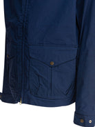 BLUE NYLON COTTON JACKET MANIFATTURA CECCARELLI