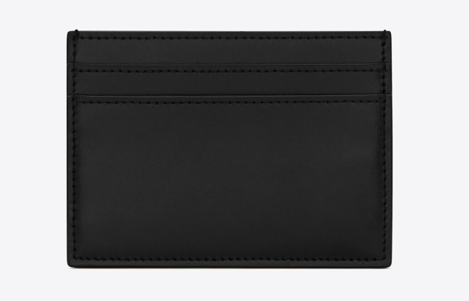 TINY CASSANDRE LEATHER CARD HOLDER Saint Laurent