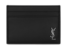TINY CASSANDRE LEATHER CARD HOLDER Saint Laurent black TU