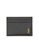 MONOGRAM CARD HOLDER Saint Laurent BLACK UNI